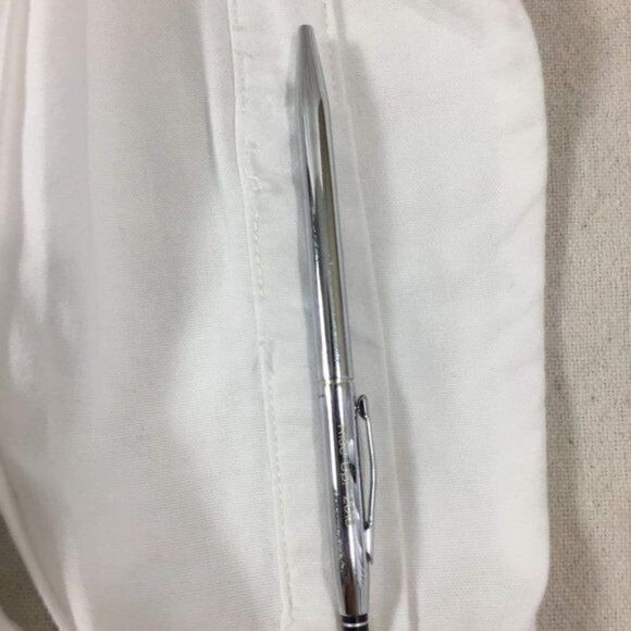 Current/Elliott Women's Prep School Shirt Poplin Button Down Blue Stripes 0/XS - Picture 8 of 8